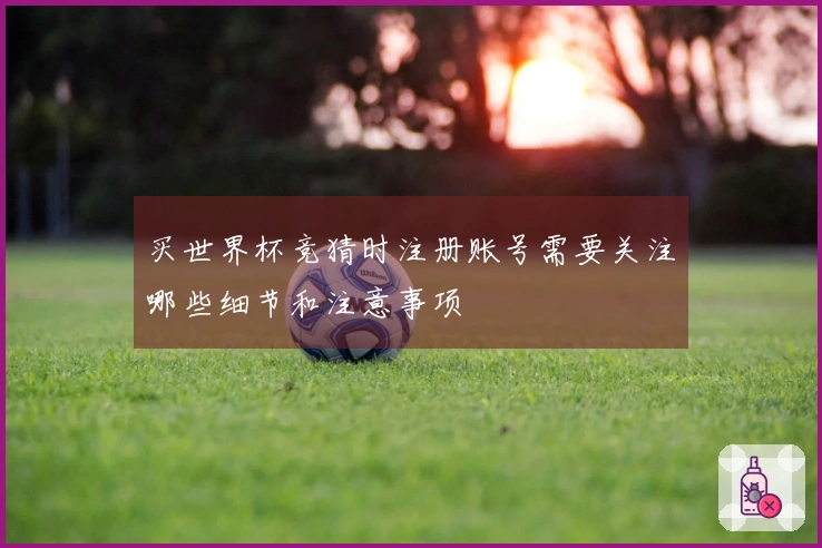 买世界杯竞猜时注册账号需要关注哪些细节和注意事项